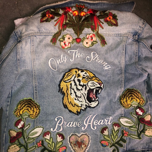 Fur Lined Jean Jacket - Picture 6 of 10